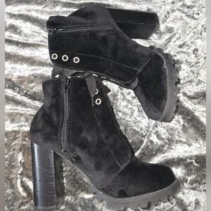 Black Suede Ankle Boots